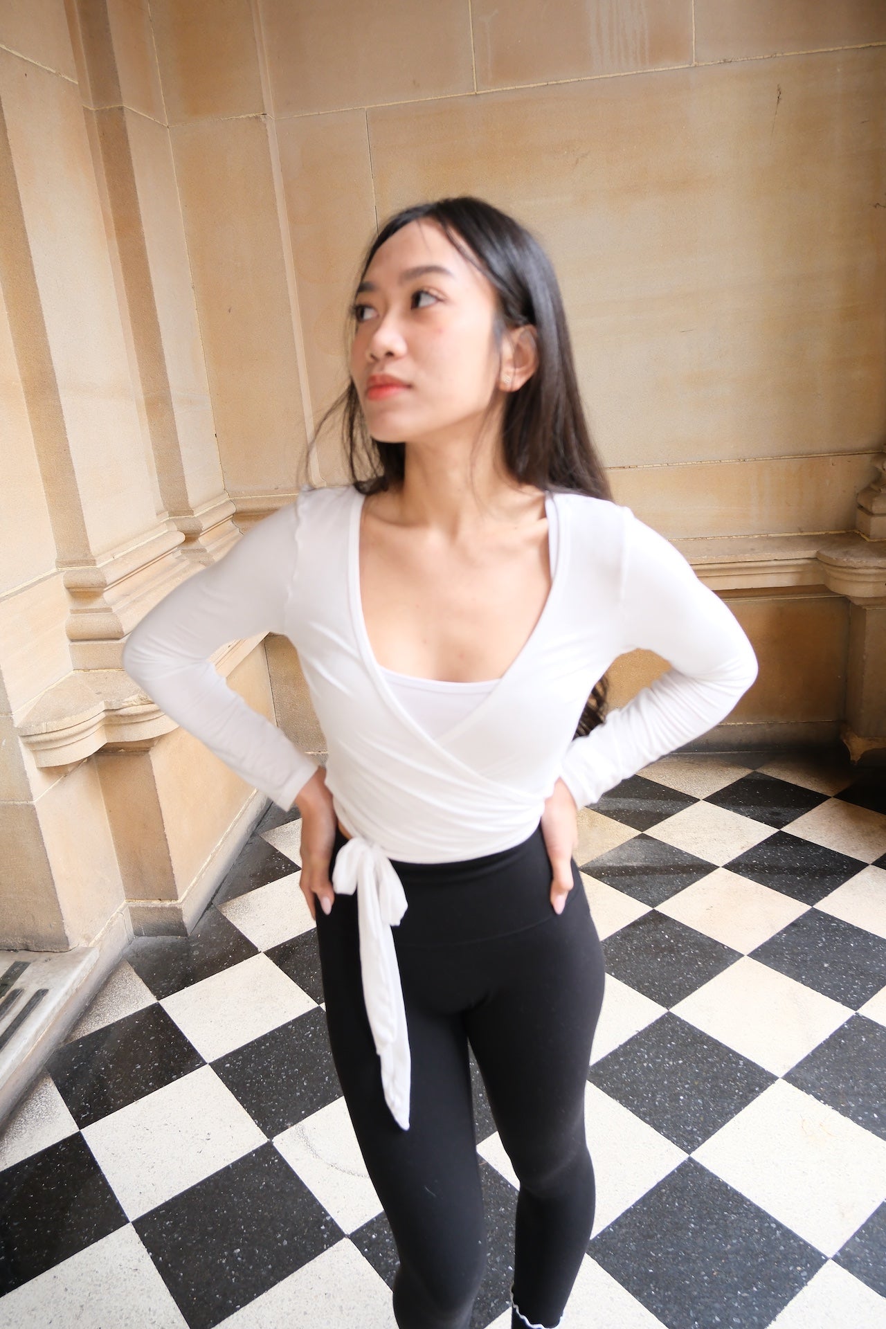 Claire Wrap Top